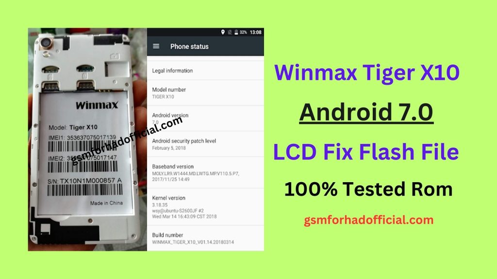 Winmax Tiger X10 Flash File