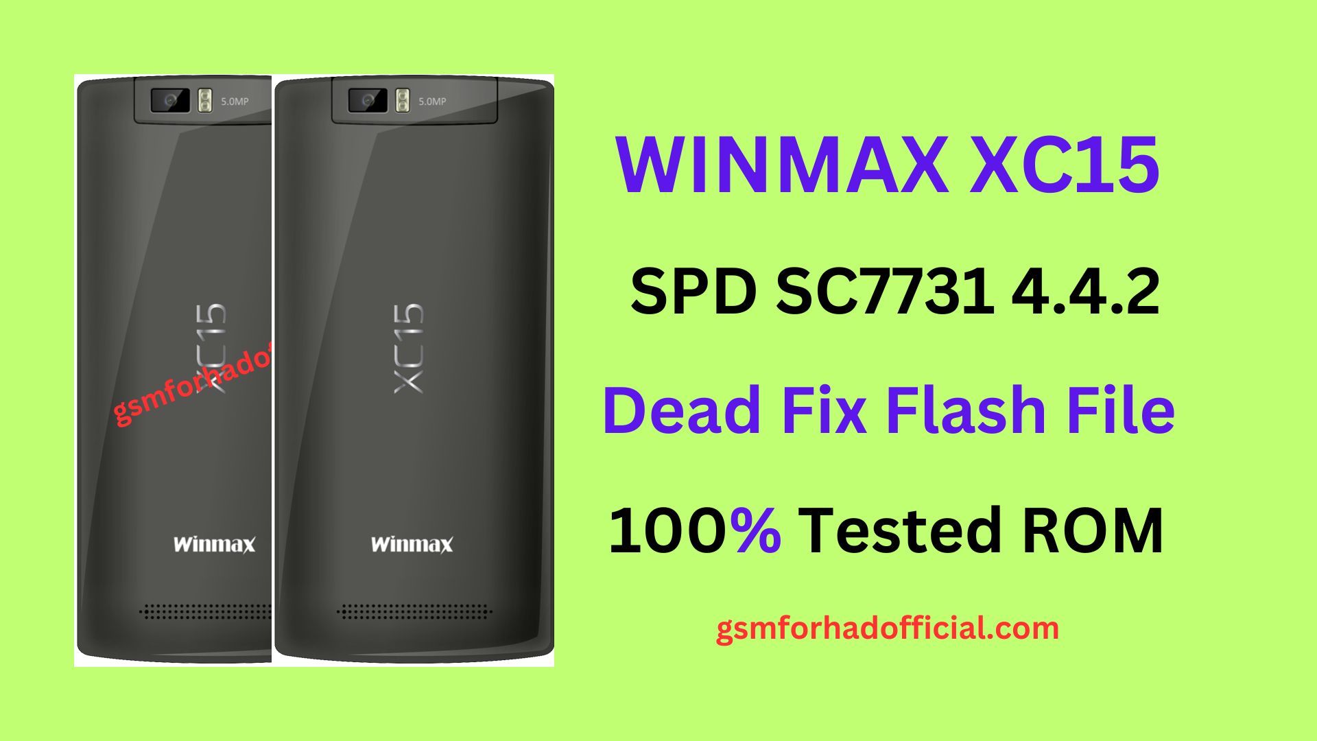 Winmax XC15 Flash File