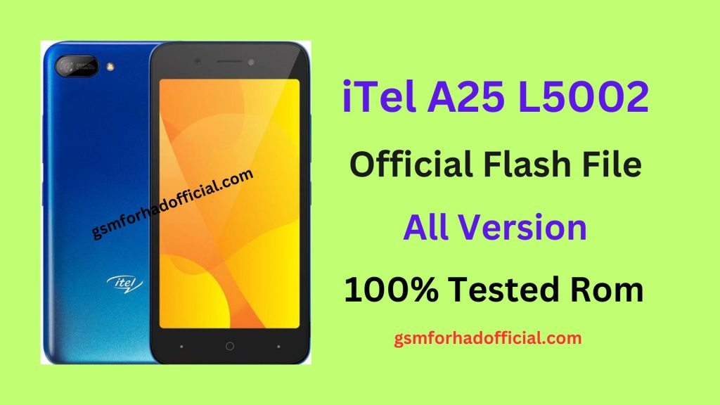 iTel L5002 Flash File