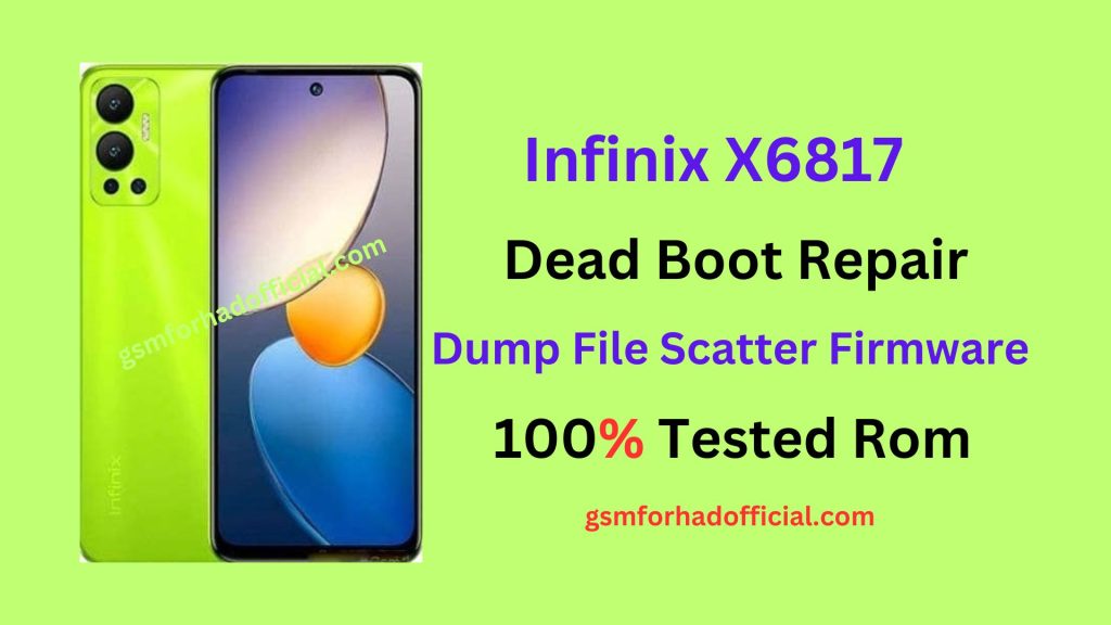 Infinix X6817 Scatter Firmware