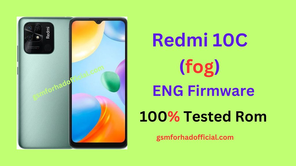 Redmi 10C (fog) ENG Firmware