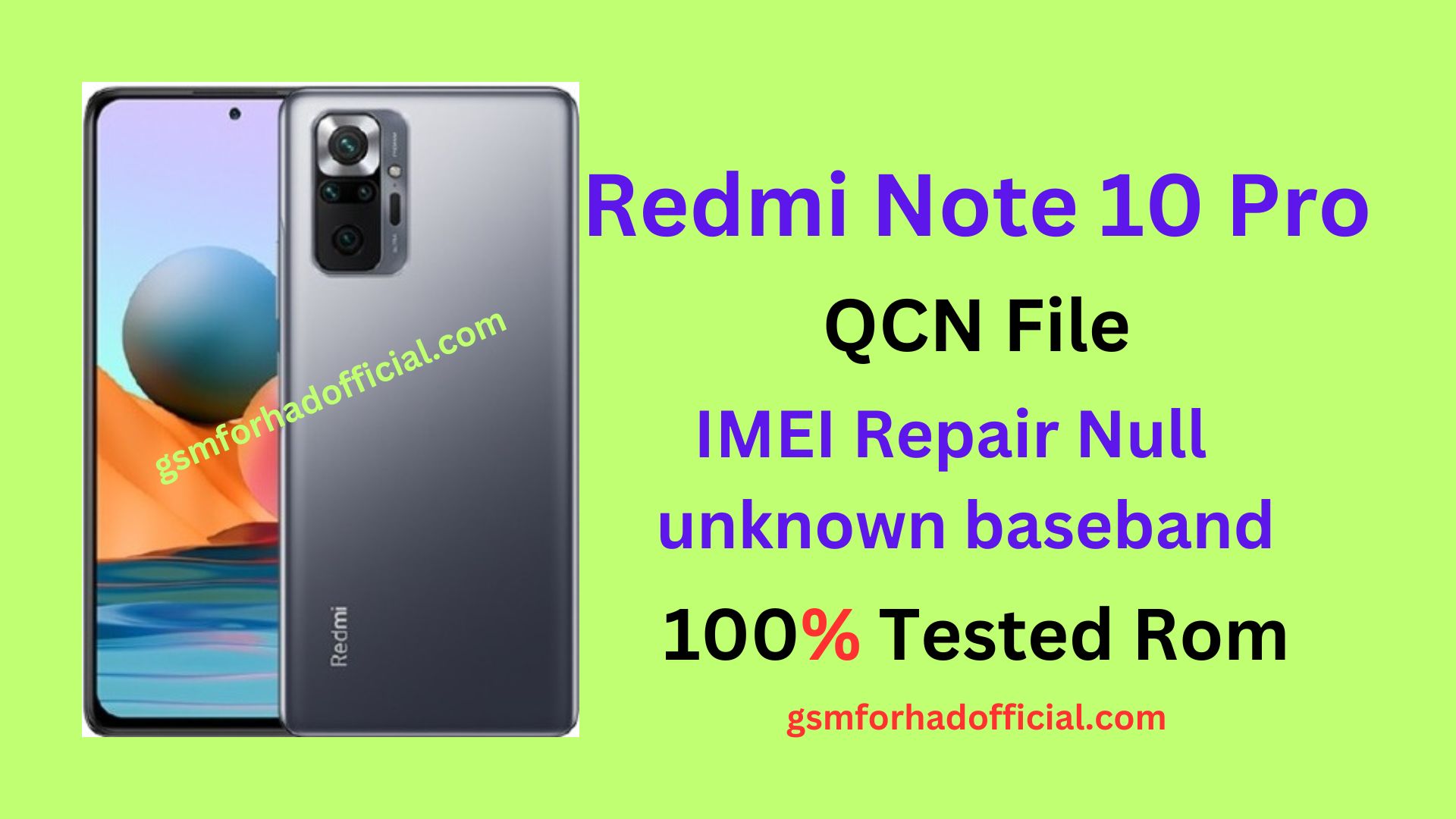 Redmi Note 10 Pro QCN File