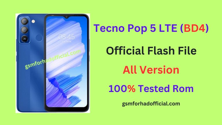 Tecno BD4 Flash File Without Password