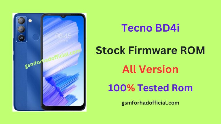 Tecno BD4i Flash File