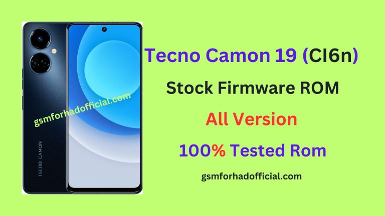 Tecno CI6n Flash File