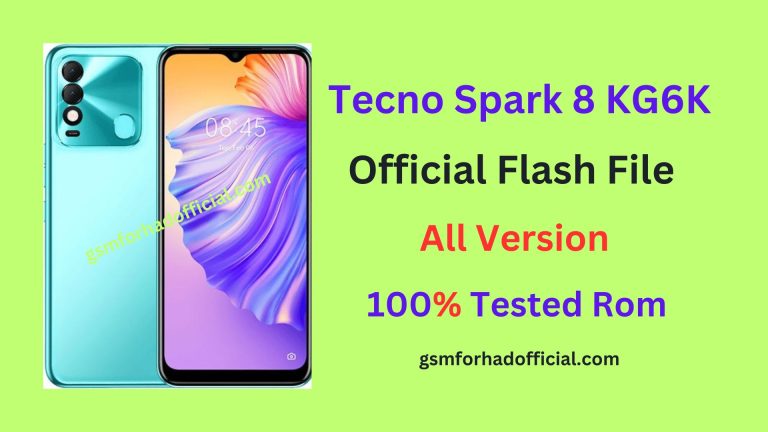 Tecno KG6K Flash File