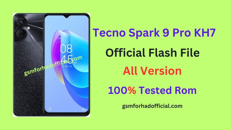 Tecno KH7 Flash File