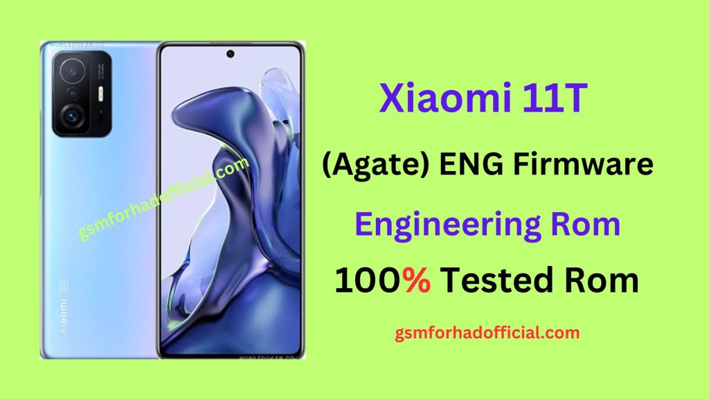 Xiaomi 11T (Agate) ENG Firmware