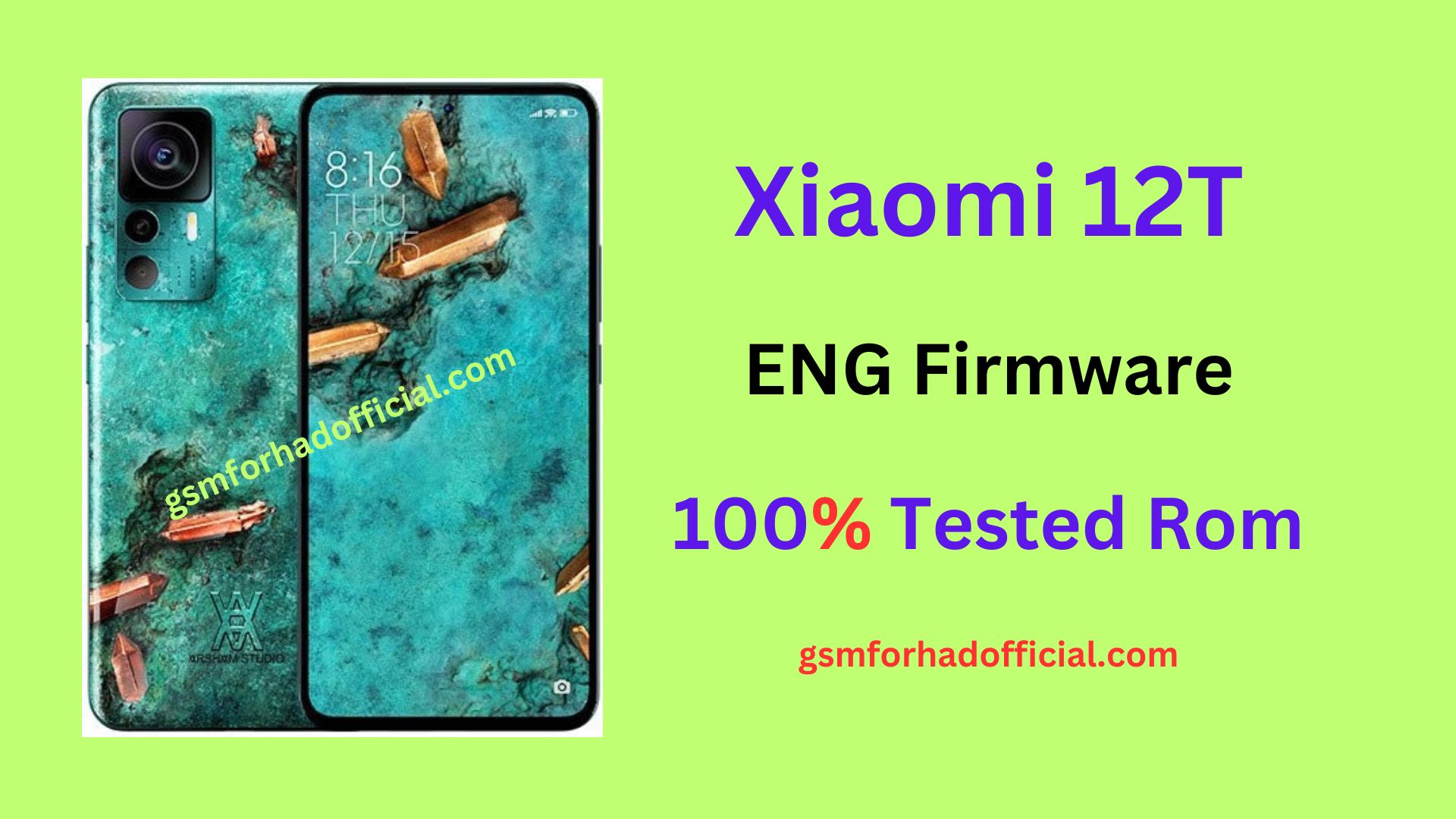 Xiaomi 12T (plato) ENG Firmware