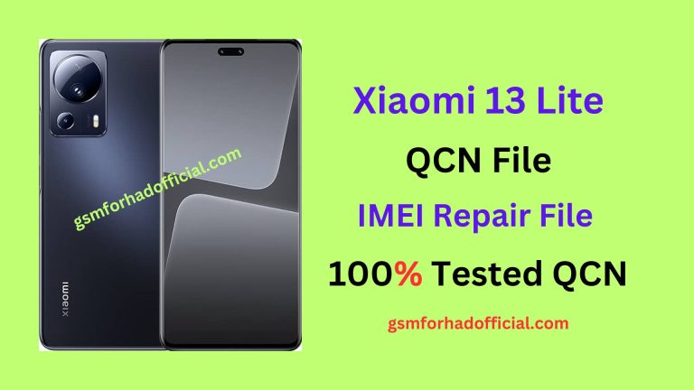 Xiaomi 13 Lite QCN File