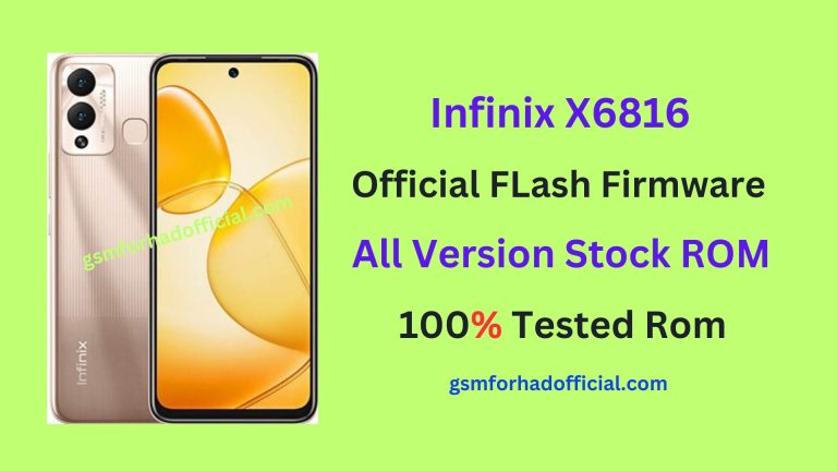 Infinix X6816 Flash File