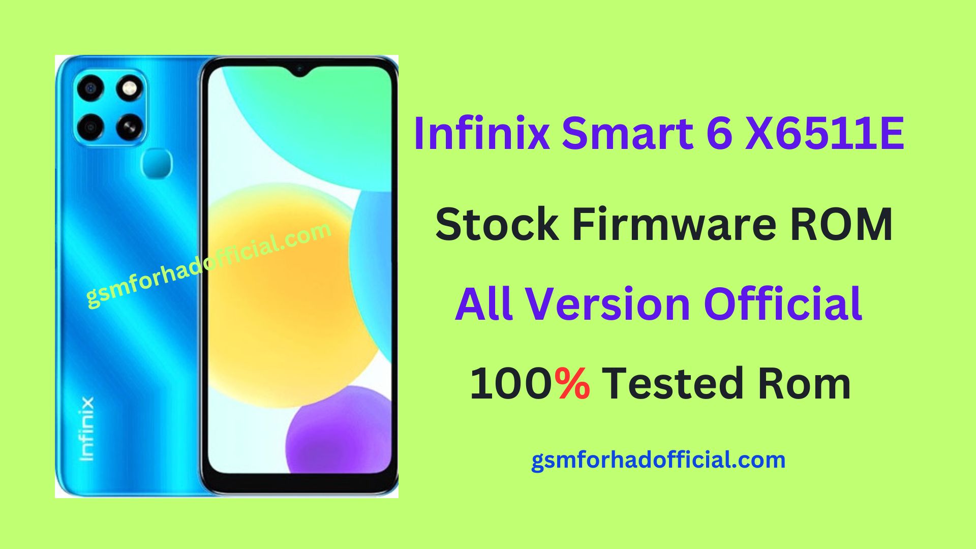 Infinix X6511E Flash File