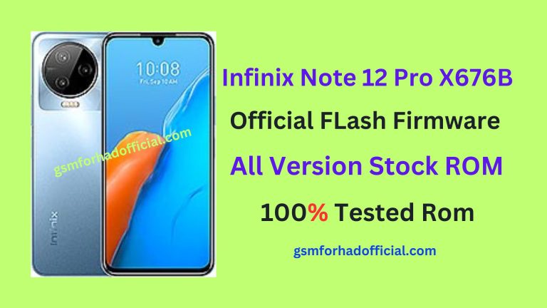 Infinix X676B Flash File