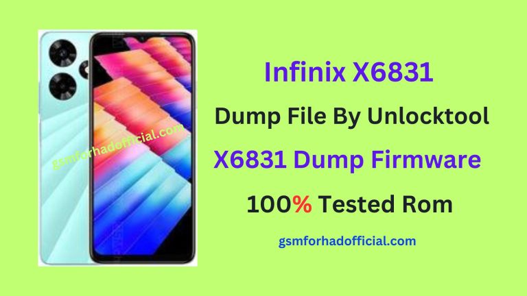 Infinix X6831 Dump File