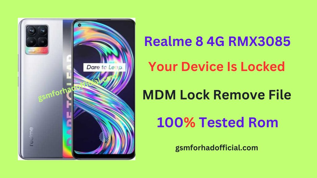 Realme 8 RMX3085 MDM File