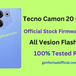 Tecno Camon 20 CK6n Flash File