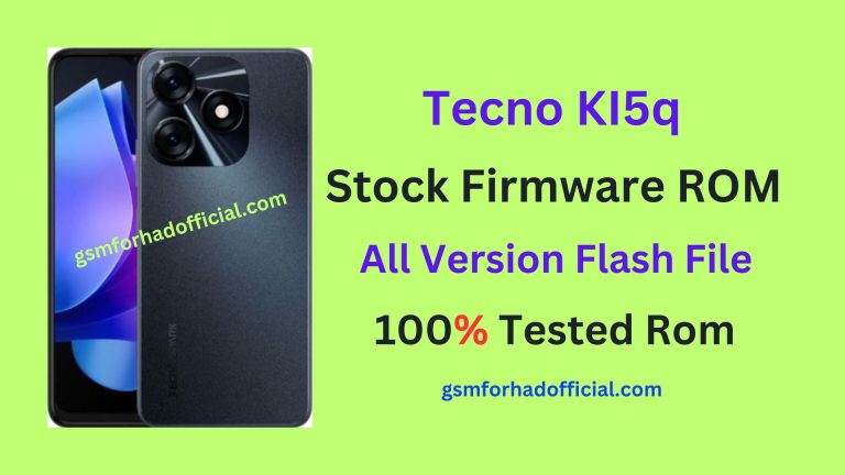 Tecno KI5q Flash File