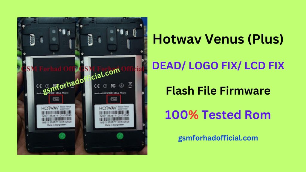 Hotwav Venus Plus Flash File