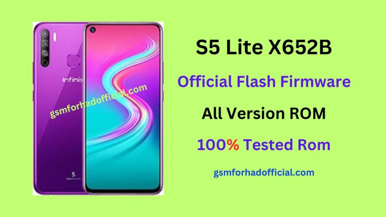 Infinix S5 Lite X652B Flash File