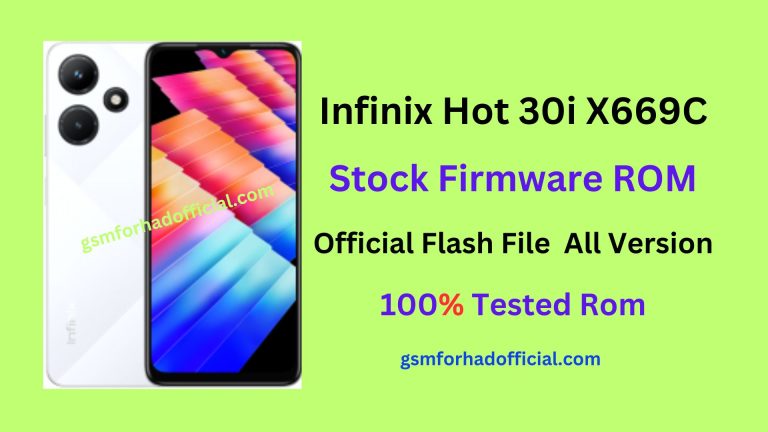 Infinix X669C Flash File