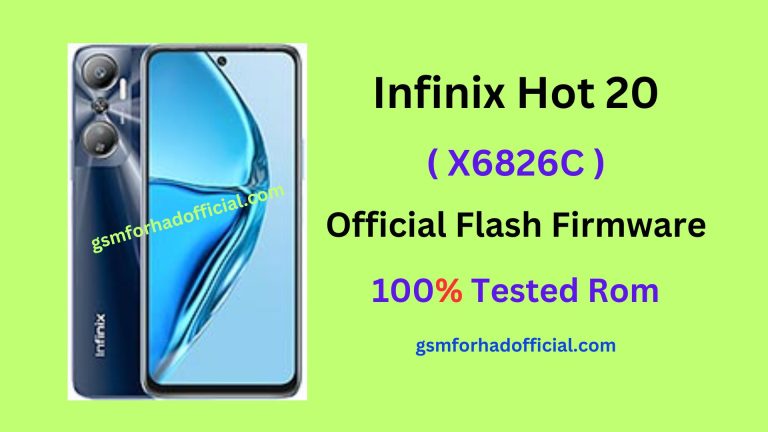 Infinix X6826C Flash File