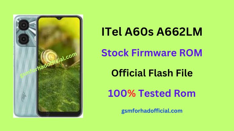 ITel A60s A662LM Flash File