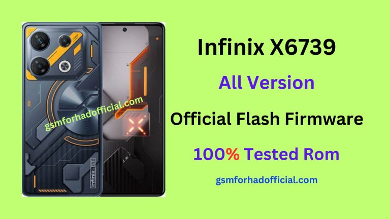 Infinix X6739 Flash File