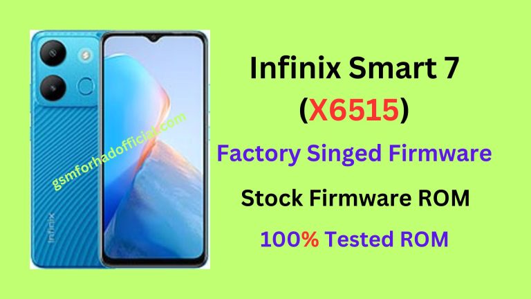 Infinix Smart 7 X6515 Flash File