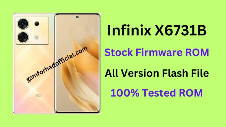 Infinix X6731B Flash File