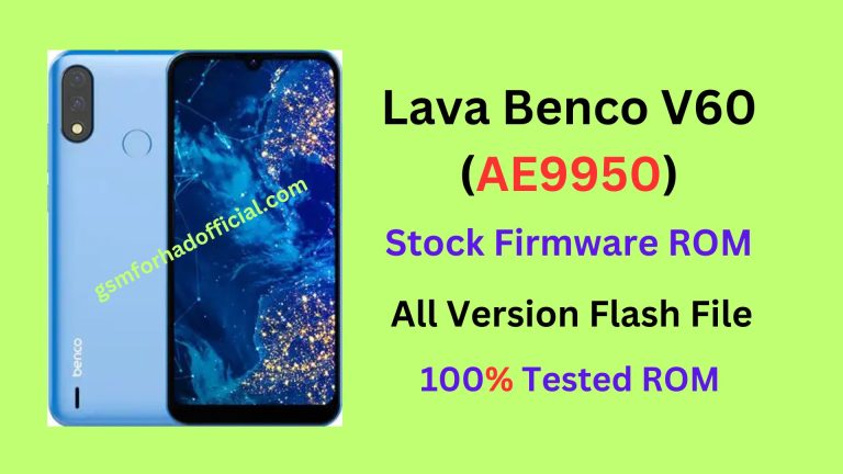 Lava Benco V60 AE9950 Flash File