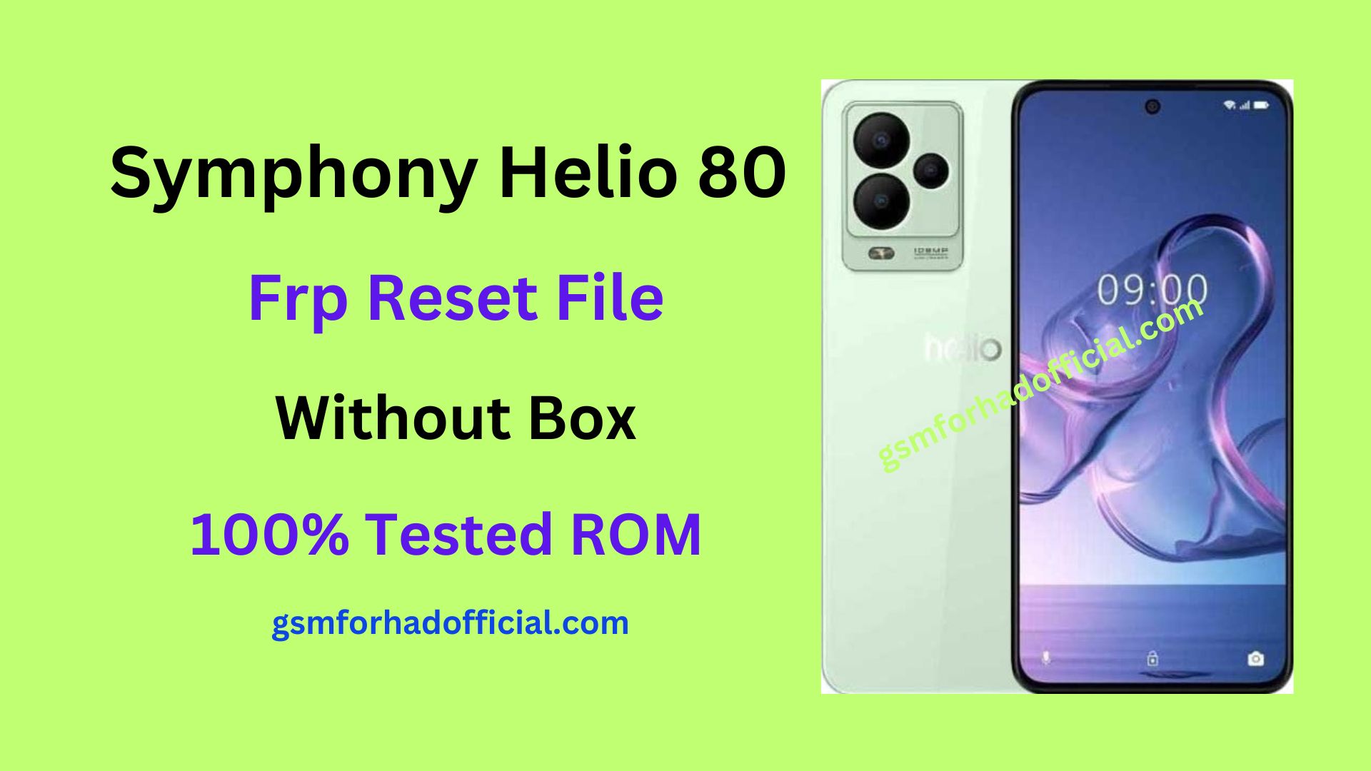 Symphony Helio 80 Frp Reset File