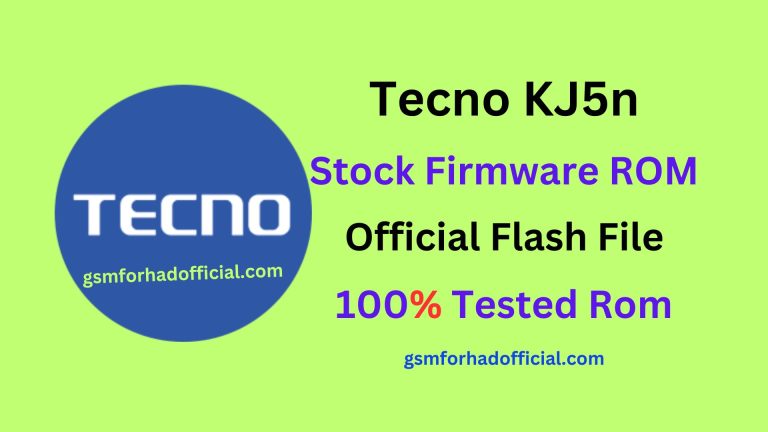 Tecno KJ5n Flash File