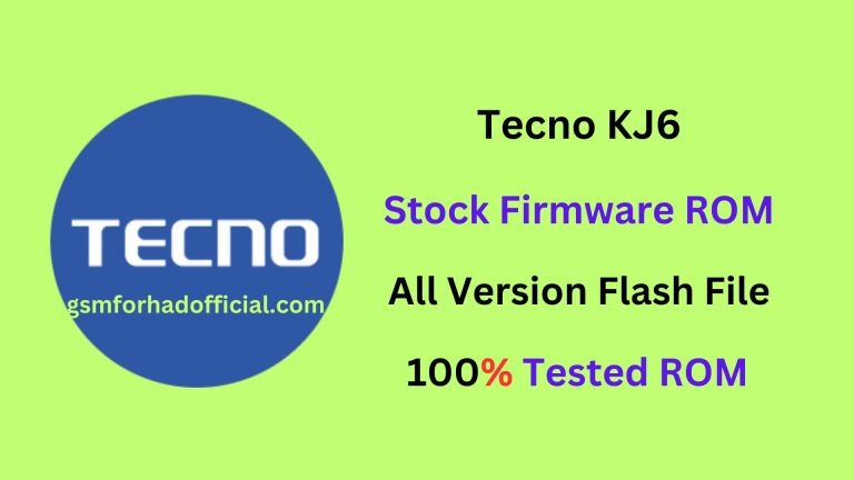 Tecno KJ6 Flash File