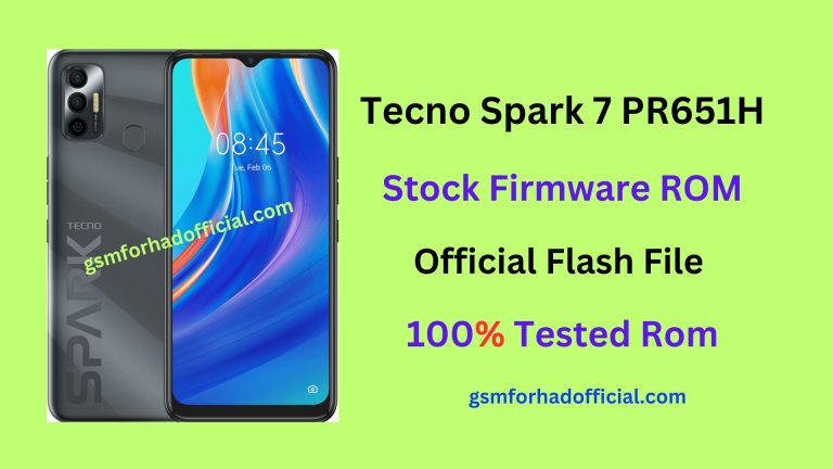 Tecno PR651H Flash File