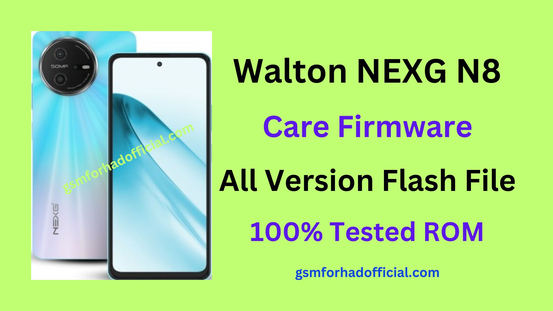 Walton NEXG N8 Flash File