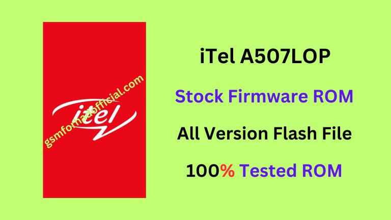 iTel A507LOP Flash File