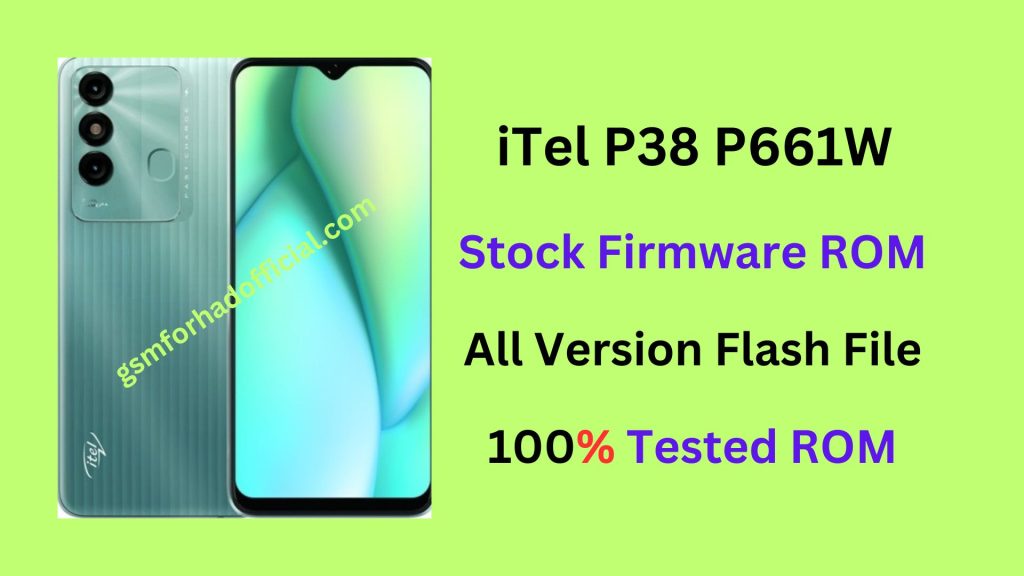 iTel P38 P661W Flash File