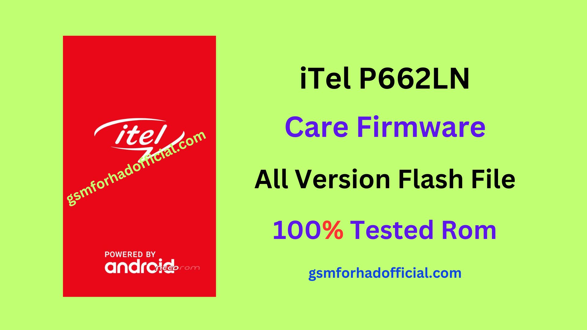 iTel P662LN Flash File