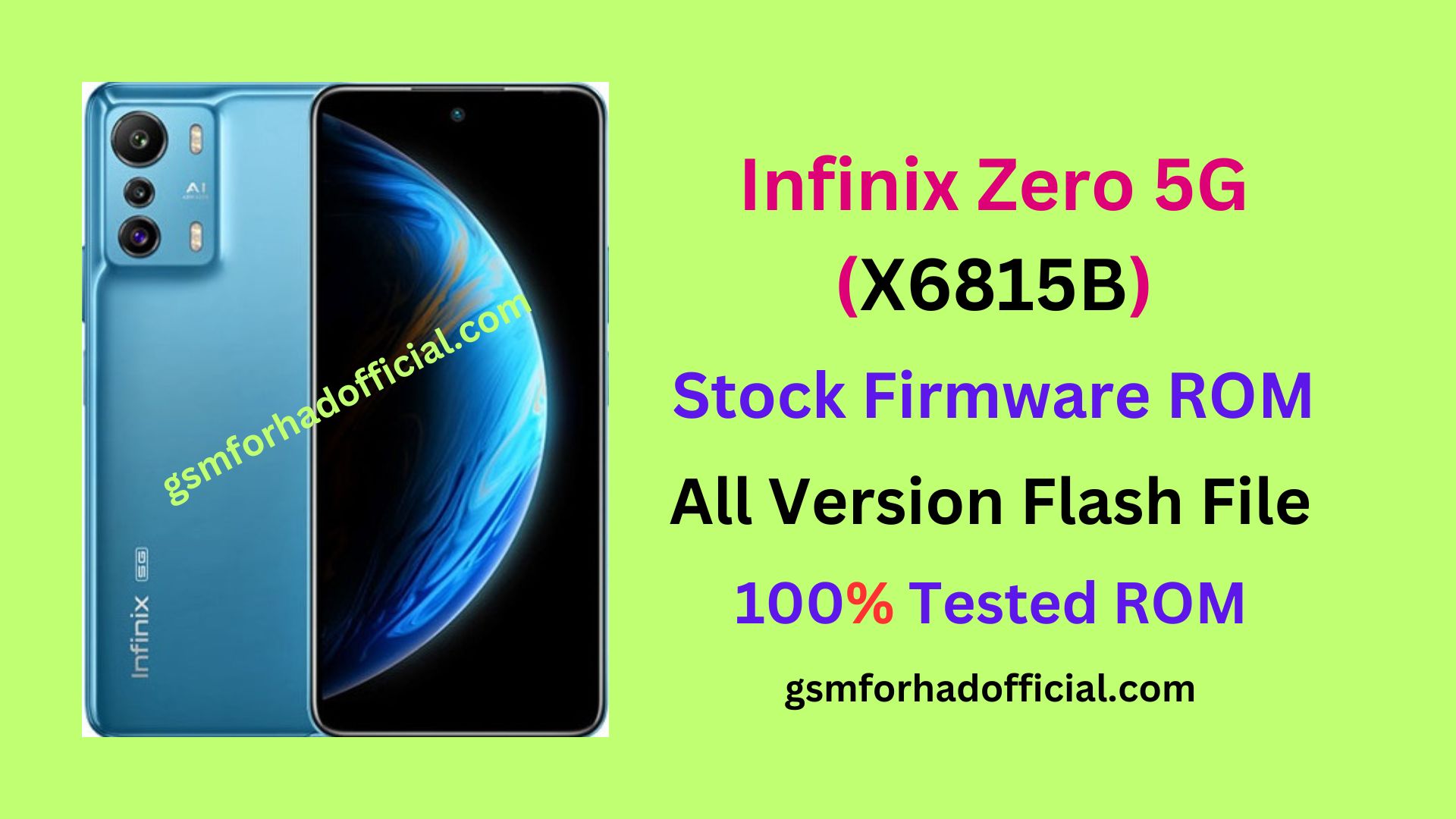 Infinix X6815B Flash File