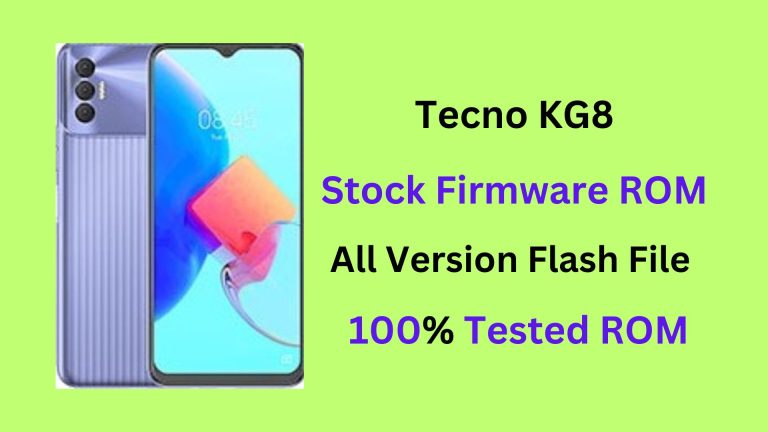 Tecno Spark 8 Pro KG8 Flash File