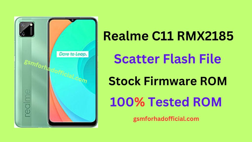 Realme C11 RMX2185 Scatter Flash File