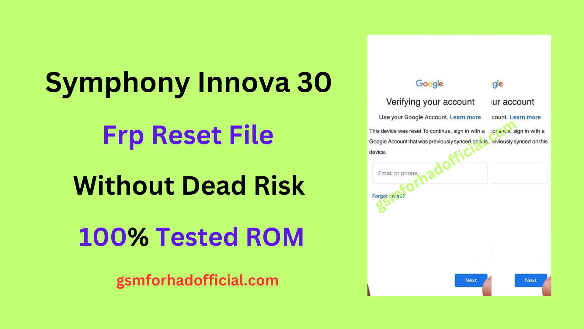 Symphony Innova 30 Frp Remove File