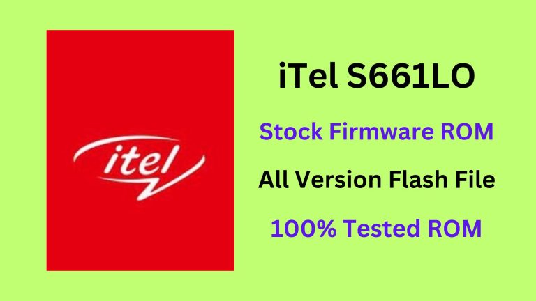 iTel S661LO Flash Firmware File