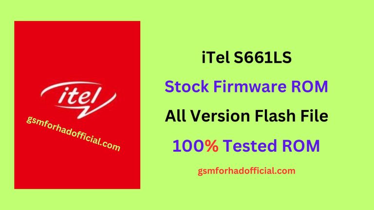 iTel S661LS Flash Firmware File