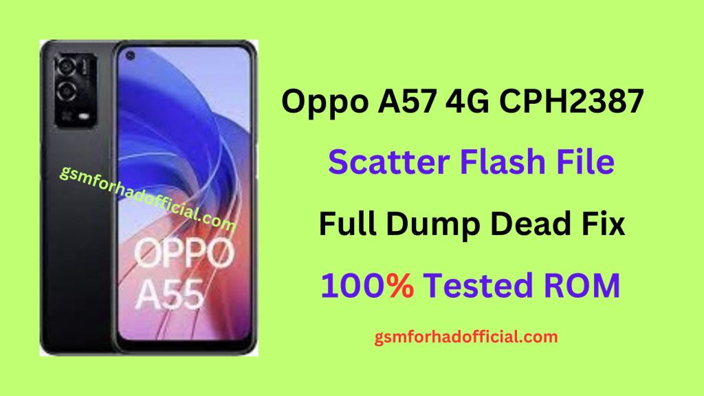 Oppo A55 4G CPH2325 Scatter Flash File