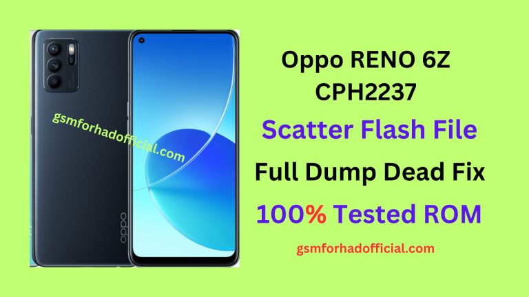 Oppo RENO 6Z CPH2237 Scatter Flash File